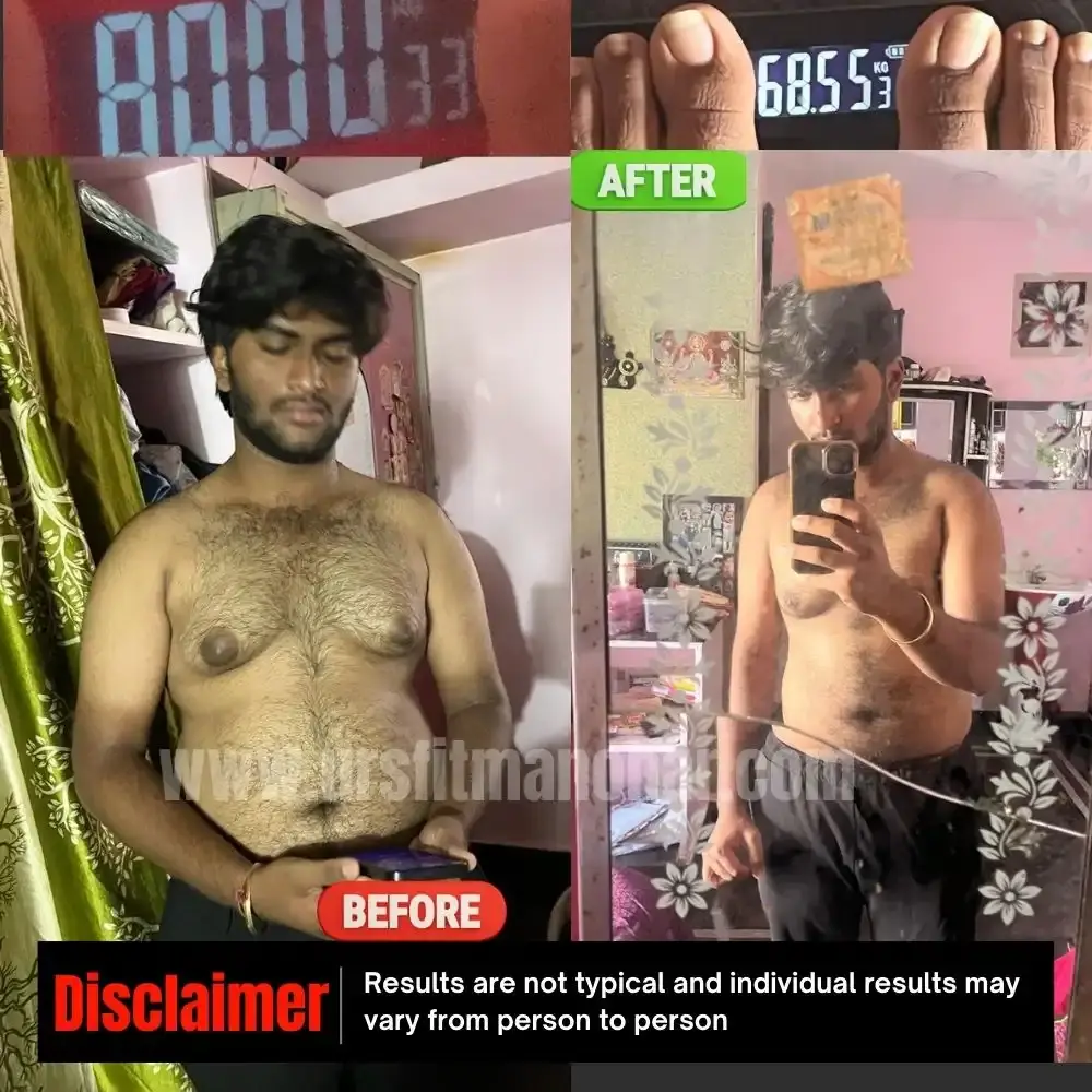 Charan (weight loss) transformation